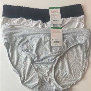 Warners Assortment of Panties 2 Pairs. Size Large/ 7